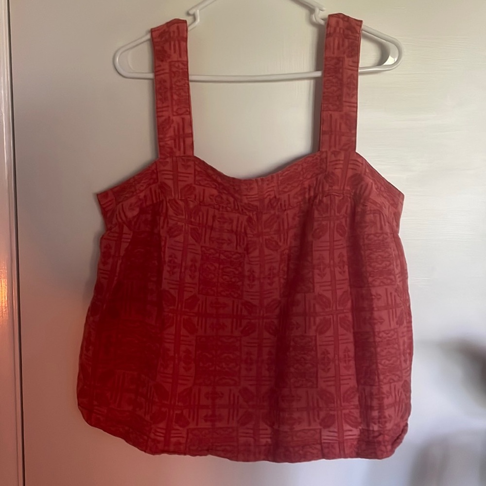 Anthropologie button back tank